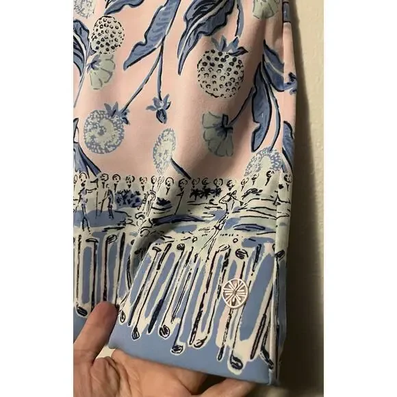 Lilly Pulitzer Luxletic Skort Womens Sz 4 Pink Tropics Monica Golf Floral Skirt - Picture 5 of 11